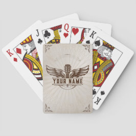 Benutzerdefinierte Gitarrenspielerkarten Spielkarten