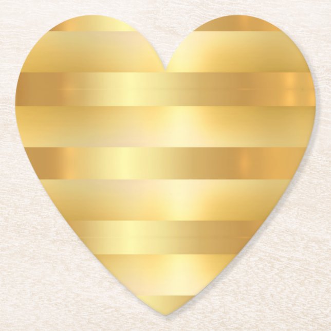 Benutzerdefinierte Glam-Imitate Gold-Leere, modern Untersetzer (Vorderseite)