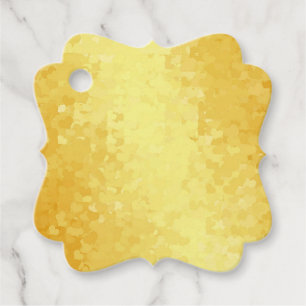 Benutzerdefinierte Glamour-Faux-Gold-Herzen-Vorlag Geschenkanhänger
