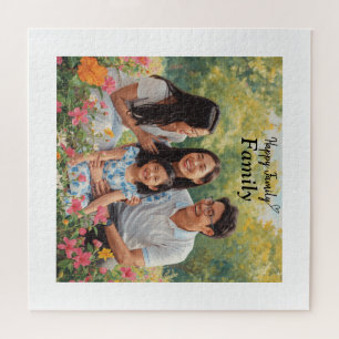 Benutzerdefinierte glückliche Familie  Puzzle