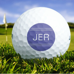 Benutzerdefinierte Golfer Monogramm Anfangsbuchsta Golfball