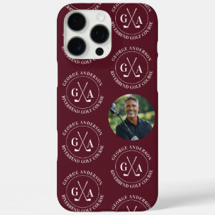 Benutzerdefinierte Golfschlägerkopfabdeckung Perso iPhone 16 Pro Max Hülle