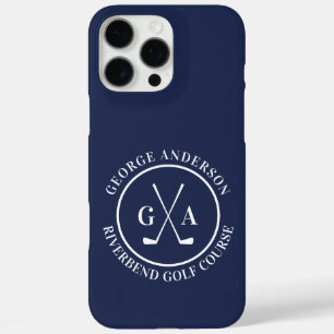 Benutzerdefinierte Golfschlägerkopfabdeckung Perso iPhone 16 Pro Max Hülle