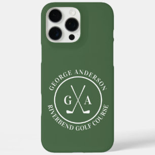 Benutzerdefinierte Golfschlägerkopfabdeckung Perso iPhone 16 Pro Max Hülle