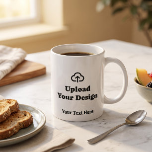 Benutzerdefinierte Grafik und Text Kaffeetasse