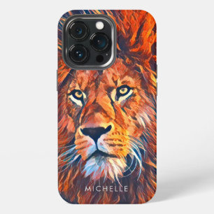 Benutzerdefinierte Grafik Wasserfarbe Majestätisch iPhone 13 Pro Hülle