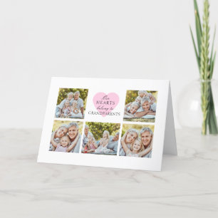 Benutzerdefinierte Grandelterntagkarte mit Fotos Dankeskarte