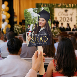 Benutzerdefinierte Gratulation Absolvent Modern Ei Fächer