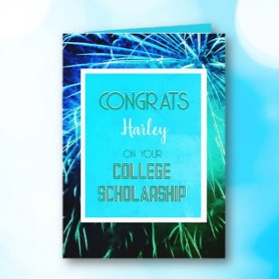Benutzerdefinierte Gratulation zur Hochschulstipen Karte