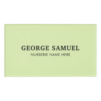 Benutzerdefinierte Greenleaf Nursery Branding Namenschild