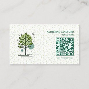 Benutzerdefinierte Greenleaf Nursery Branding  Visitenkarte