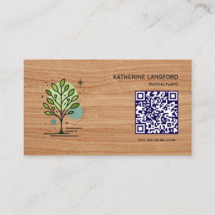 Benutzerdefinierte Greenleaf Nursery Branding  Visitenkarte