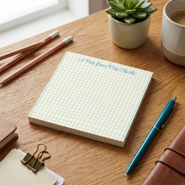 Benutzerdefinierte Grid Teacher Post-it® Notizen (Von Creator hochgeladen)