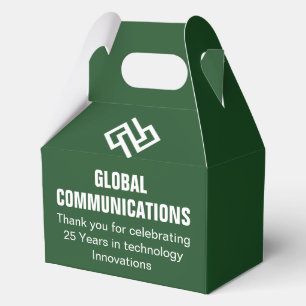 Benutzerdefinierte Grüne Cyber-Business-Jubiläumsf Geschenkschachtel