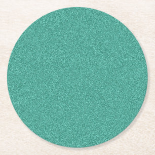 Benutzerdefinierte grüne Farbe Elegante leere Vorl Runder Pappuntersetzer