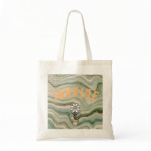Benutzerdefinierte grüne Retro-Marmor-Druck-Blumen