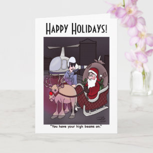 Benutzerdefinierte Grußkarte mit hohen Beams Karte