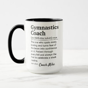 Benutzerdefinierte Gymnastik-Trainer-Definitions-W Tasse