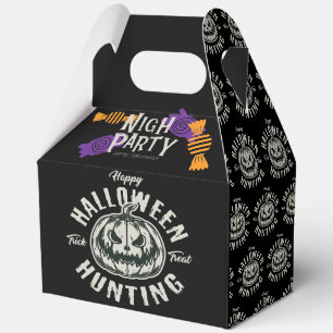 Benutzerdefinierte Halloween-Kürbis-Scherz-oder-Üb Geschenkschachtel