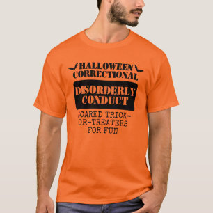 Benutzerdefinierte Halloween-Schadensgruppe T-Shirt