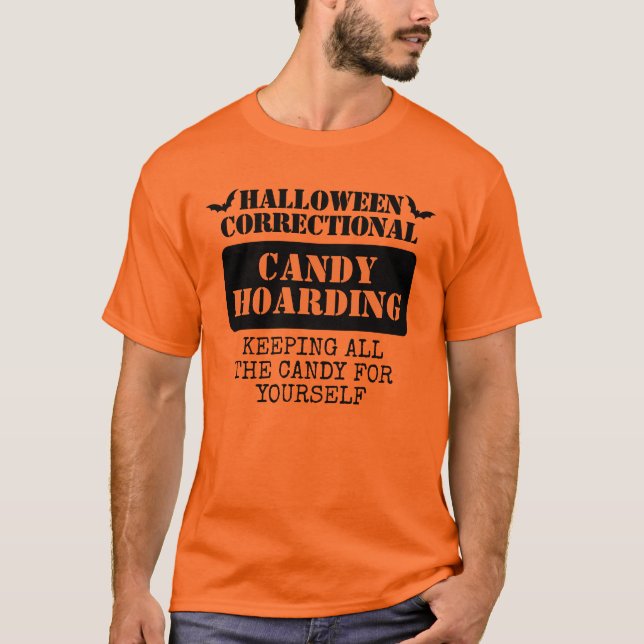 Benutzerdefinierte Halloween-Schadensgruppe T-Shirt (Vorderseite)