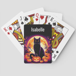 Benutzerdefinierte Halloween-Spielkarten mit schwa Spielkarten