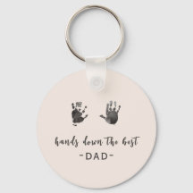 Benutzerdefinierte Handdrucke Bester Vater