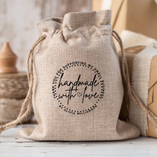 Benutzerdefinierte Handmade mit Liebe Name Vielen  Gummistempel (Von Creator hochgeladen)