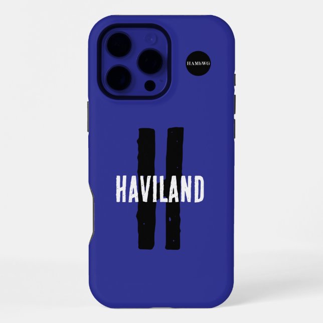 Benutzerdefinierte Handyhülle HAMbWG iPhone Hülle (Rückseite)