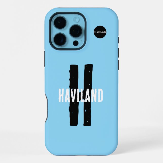 Benutzerdefinierte Handyhülle HAMbWG iPhone Hülle (Rückseite)