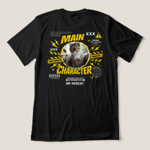 Benutzerdefinierte Hauptfigur Katzenliebhaber extr Tri-Blend Shirt