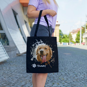 Benutzerdefinierte Haustier-Foto-Tasche mit Namen