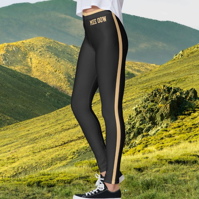 Benutzerdefinierte Haustierkatze Mutter Jet Black  Leggings (Von Creator hochgeladen)