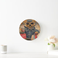 Benutzerdefinierte Haustierkunst Acryl-Wanduhr – 2