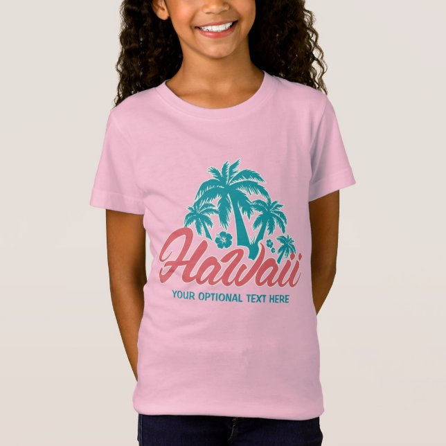 Benutzerdefinierte Hawaii-Shirt T-Shirt (Vorderseite)