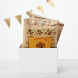 Benutzerdefinierte "Hello Autumn" farbenfrohe Herb Geschenktütchen