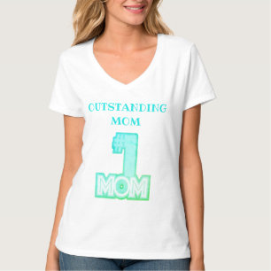 Benutzerdefinierte Herausragende Mutter Einfache M T-Shirt