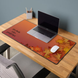 Benutzerdefinierte Herbstlaub für Inspiration Schreibtischunterlage