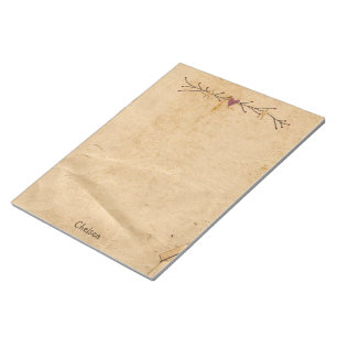 Benutzerdefinierte Herz-Sterne Großer Editor Notizblock