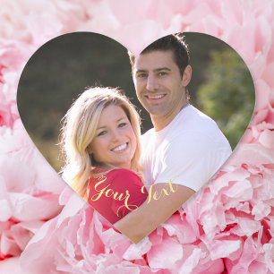 Benutzerdefinierte Herzform-Fotosticker-Blatt erst Herz-Aufkleber