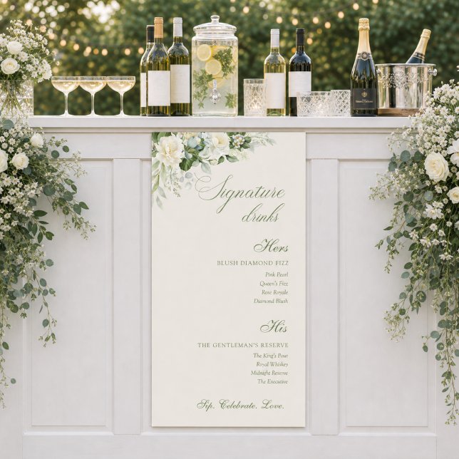 Benutzerdefinierte His & Hers Signature-Drinks Hoc Banner (Von Creator hochgeladen)