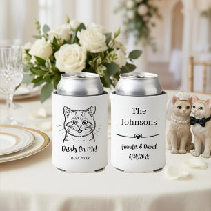 Benutzerdefinierte Hochzeit für Haustiere Dosenkühler