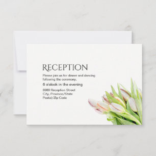 Benutzerdefinierte Hochzeitsfeier, Tulpe Einladung