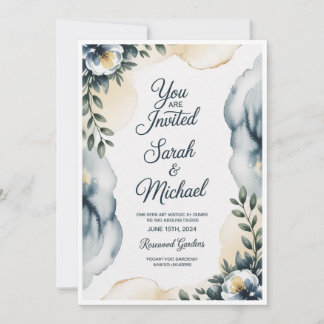 Benutzerdefinierte Hochzeitskarten 💍 – Bearbeitba Einladung