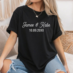 Benutzerdefinierte Hochzeitspassende Anpassen Für  T-Shirt