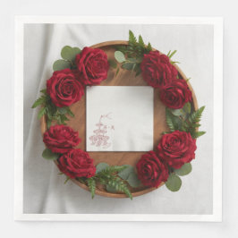 Benutzerdefinierte Hochzeitsservietten: Personalis Serviette