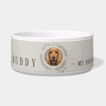 Benutzerdefinierte Hundefoto-Schale | Elegante Ker
