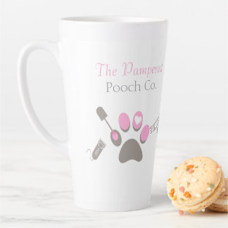 Benutzerdefinierte Hundefrisörgeschäft-Branding Pe Milchtasse
