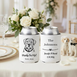 Benutzerdefinierte Hundehochzeit Dosenkühler