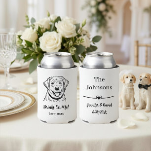 Benutzerdefinierte Hundehochzeit Dosenkühler